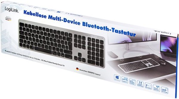 Klawiatura LogiLink Bluetooth Multi-Device