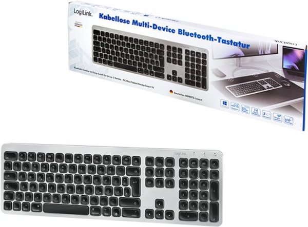 Klawiatura LogiLink Bluetooth Multi-Device