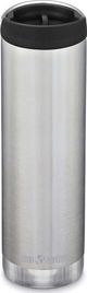 Klean Kanteen Θερμός TKWide VI με Café Cap, 592ml, Ανοξείδωτο Ατσάλι, Βουρτσισμένο Ασημί