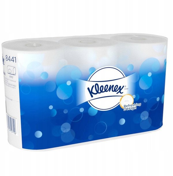 Kleenex 8441 Χαρτί Υγείας σε Ρολό, 2 Στρώσεις, Λευκό, 72m, 6 Ρολά x 600 Φύλλα