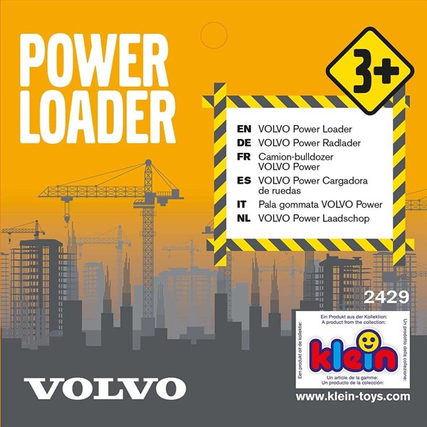 Klein Theo Volvo Power wheel loader, scale 1:24 - 2429