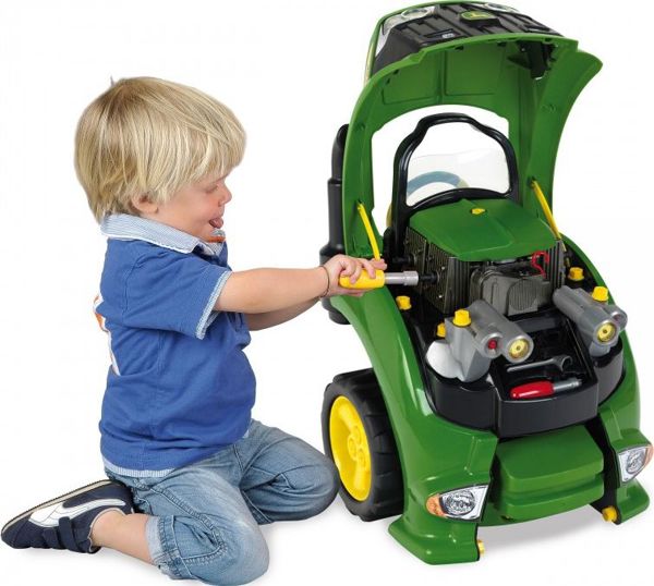 Klein Klein Τρακτέρ John Deere με κινητήρα για περιστροφή 57 εξαρτήματα