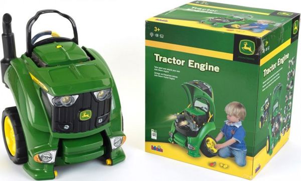 Klein Klein Τρακτέρ John Deere με κινητήρα για περιστροφή 57 εξαρτήματα