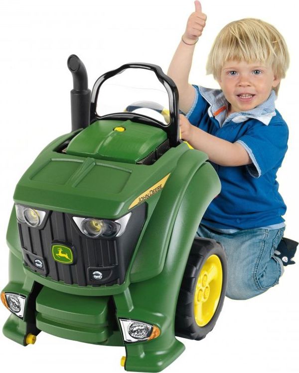 Klein Klein Τρακτέρ John Deere με κινητήρα για περιστροφή 57 εξαρτήματα
