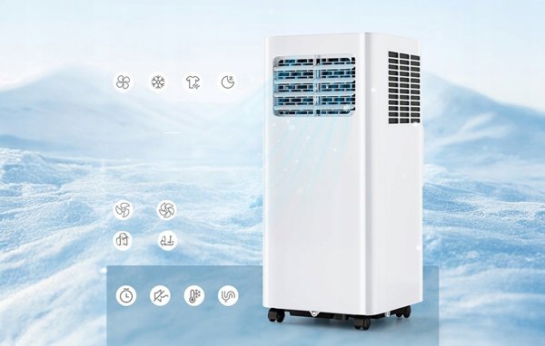 Κλιματιστικό Euhomy Euhomy PAC003 9000 BTU 3w1 λευκό