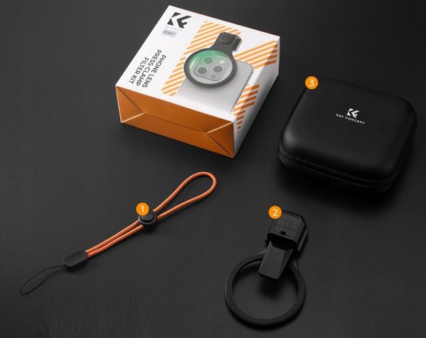 Klips Uchwyt Mocowanie Do Telefon Smartfon Na Filtry Obiektywy 58mm 58 K&f / Kf15.0025