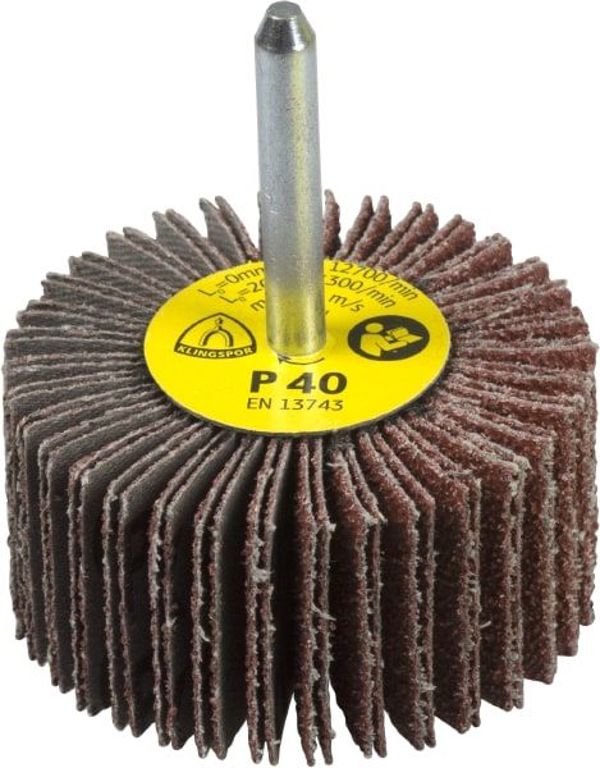 Klingspor Τροχός άξονα με φύλλα 60x30x6mm gr.320 KM 613 (13058)