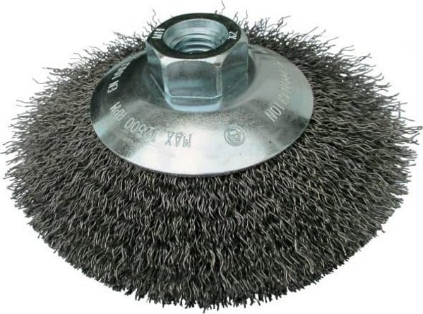 Klingspor K. Βουρτσάκι κωνικό 125mm M14 BK600W σύρμα κυματιστό