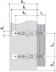 Klimas Βύσμα Διαστολής KW-8, 8x80mm, με Βίδα για Συμπαγή Υποστρώματα, Σετ Τεμαχίων