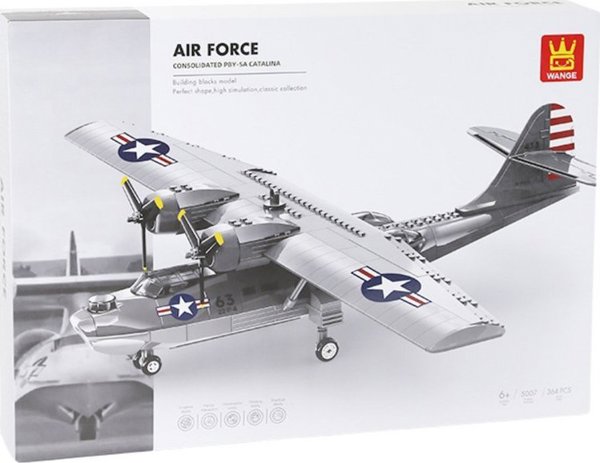 Klocki Konstrukcyjne Samolot PBY-5A Catalina 364el