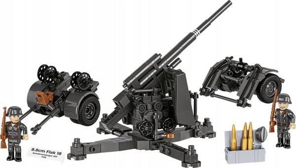 Klocki 8.8 cm Flak z wozkiem 360 klockow