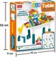LeanToys Σετ Δομικά Τουβλάκια 197 Τεμαχίων με Παιδικό Τραπεζάκι και Καρεκλάκι