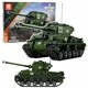 Δομικά Τουβλάκια Στρατιωκό Άρμα Sherman M4A3E8 Κλίμακα 1:30 839 τεμ.