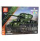 Δομικά Τουβλάκια Στρατιωκό Άρμα Sherman M4A3E8 Κλίμακα 1:30 839 τεμ.