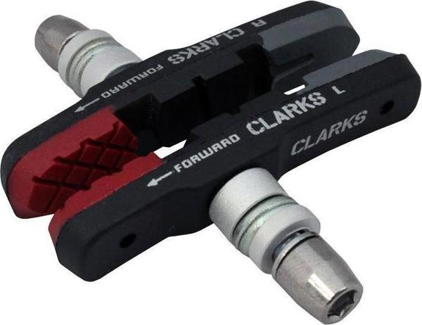 Τακάκια Φρένων Clark's CPS301 για MTB V-Brake, 72mm, Κόκκινο/Μαύρο/Γκρι