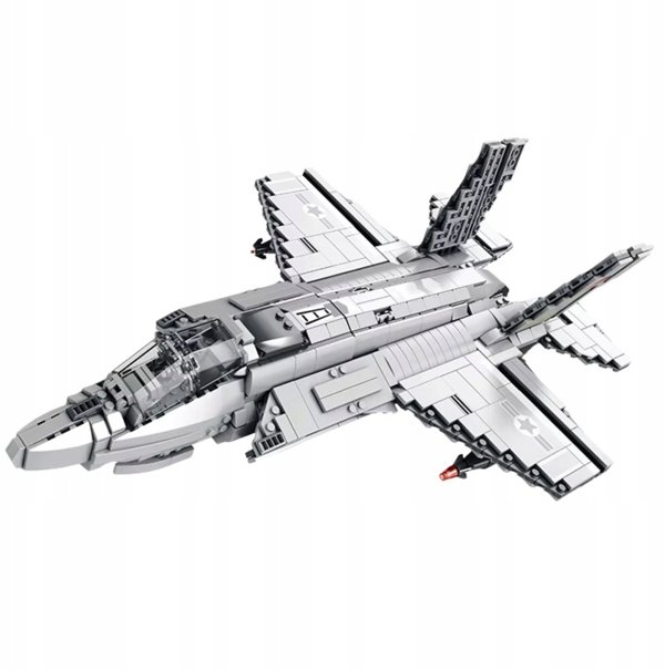 Κατασκευαστικά τουβλάκια Αεροσκάφος F-35 Lightning II Γκρι 1490 τεμ.