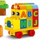 Klocki konstrukcyjne autobus edukacyjny literki 53 elementy