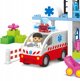 Klocki konstrukcyjne szpital z ambulansem 99 elementÃ³w