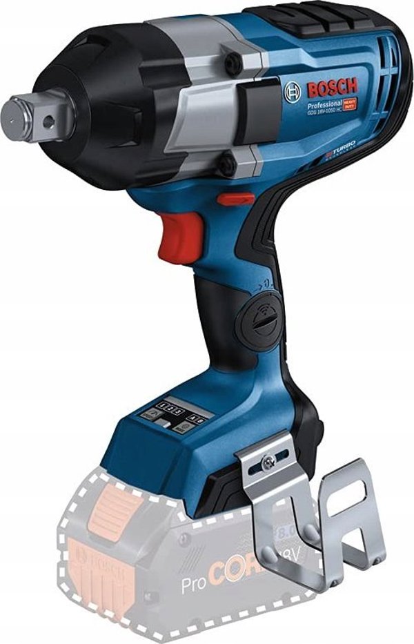 Bosch GDS 18V-1050 HC Professional Μπουλονόκλειδο Μπαταρίας 18V, BITURBO Brushless, Υποδοχή 3/4" (Solo - Χωρίς Μπαταρία & Φορτιστή)