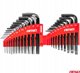 Κλειδιά Allen hex torx crv imbusy σετ μαύρα 22 τεμ. amio-04297