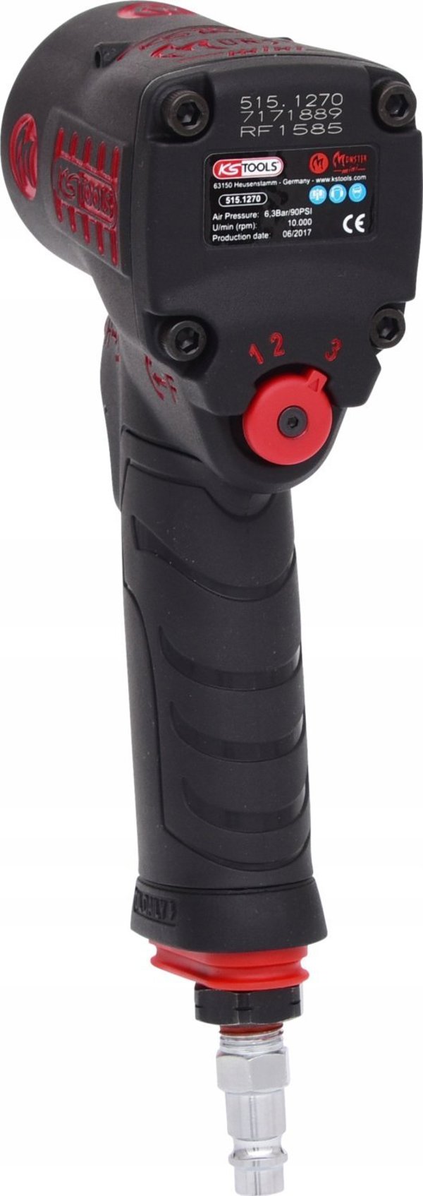 Klucz udarowy KS Tools KS Tools 1/2  miniMONSTER High Pneumatic Impact Wrench 1.390Nm