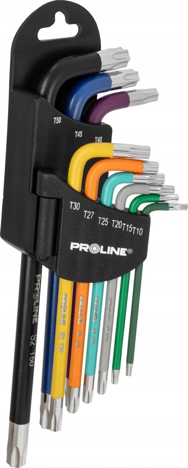 Pro-Line Σετ Μακριά Κλειδιά Torx 9 Τεμαχίων T10-T50, S2 Ατσάλι