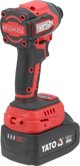 Yato Κλειδί κρουστικό μπαταρίας 230Nm 18V + μπαταρία 1x4Ah + φορτιστής