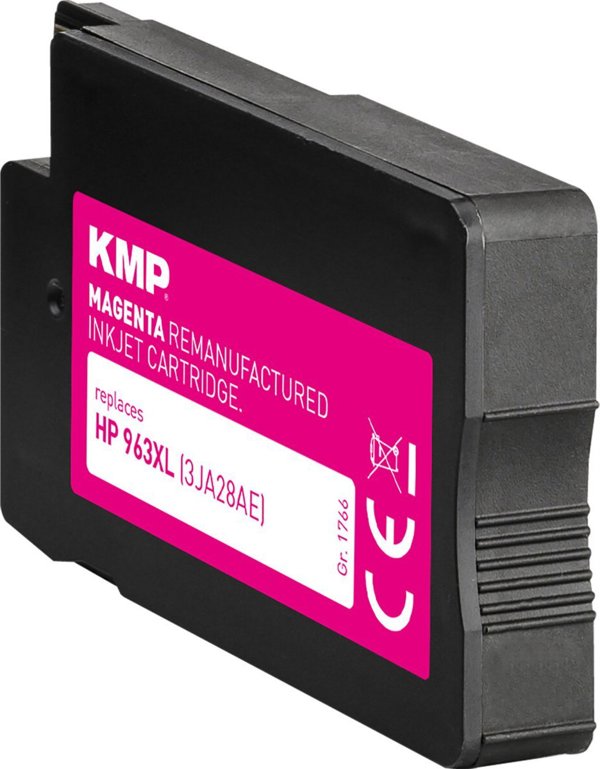 KMP μελανοδοχείο ματζέντα συμβατό με HP 3JA28AE 963 XL