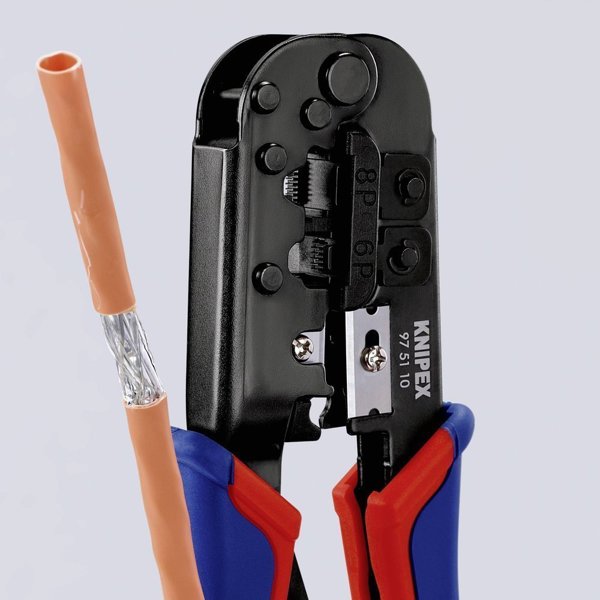 Knipex Knipex πένσες πρεσαρίσματος 975110 SB - για βύσματα Western