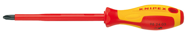 Knipex Wkretak krzyzowy PH2 x 100mm izolowany (98 24 02)