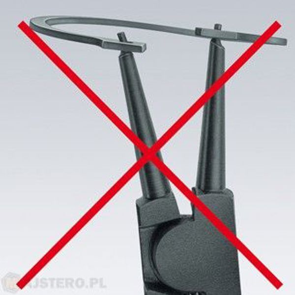 Knipex Πένσες για εξωτερικούς δακτυλίους Seeger Knipex 46 11 A3