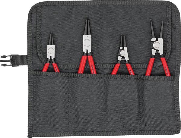 Knipex Σετ Πένσες και Ασφαλειοτσίμπιδα 4 Τεμαχίων, Χάλυβας Χρωμίου Βαναδίου, 001956V01