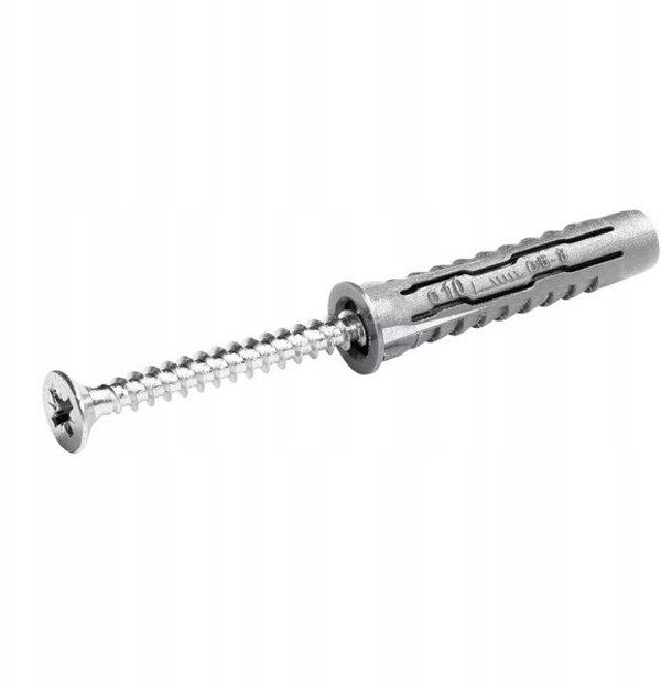Koelner Rawlplug Βύσμα Universal UNIPLUG 6 x 30mm με βίδα 4,5x40mm, 100 τεμάχια - 12 πακέτα