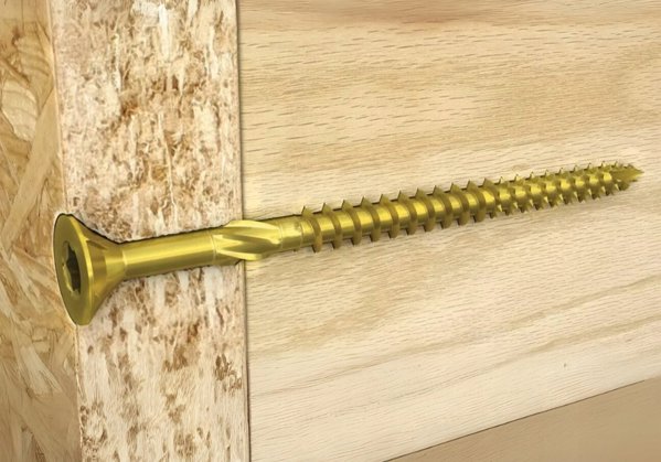 Koelner Rawlplug Βίδα κατασκευής ξύλου 3,5x50 με κωνικό κεφάλι και κίνηση τύπου TX