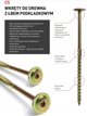 Koelner/Rawlplug Βίδα κατασκευής ξύλου 8x380 mm με κεφαλή πλυντηρίου