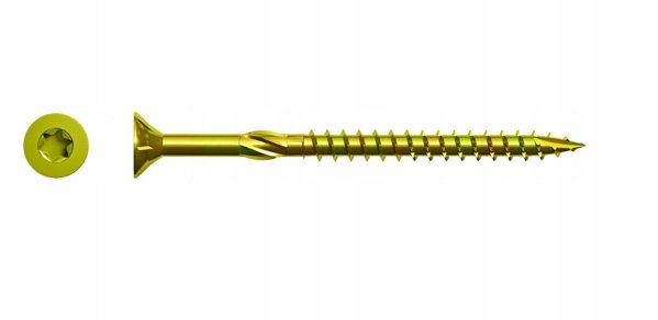 Koelner/Rawlplug Βίδα κατασκευής ξύλου 6x140 με κεφαλή κωνική και τύπο οδήγησης TX