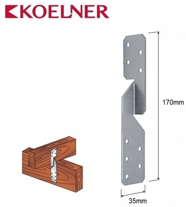 Koelner KOTEW KROKWIOWO-PLATWIOWA UNIWERSALNA 170X35 - 100sz - D-SP-170