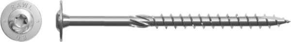 Koelner Rawlplug Βίδα κατασκευής ξύλου 8x120 mm κεφαλή με ροδέλα