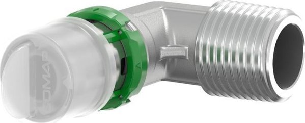 Comap Γωνία 90 Μοιρών MultiSkin Πρεσαριστή Ορειχάλκινη Επικασσιτερωμένη 20mm x 3/4"