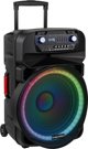 Kruger&Matz Ενεργή Στήλη Ηχείων 60W με Bluetooth, FM, USB, SD και 2 Ασύρματα Μικρόφωνα UHF
