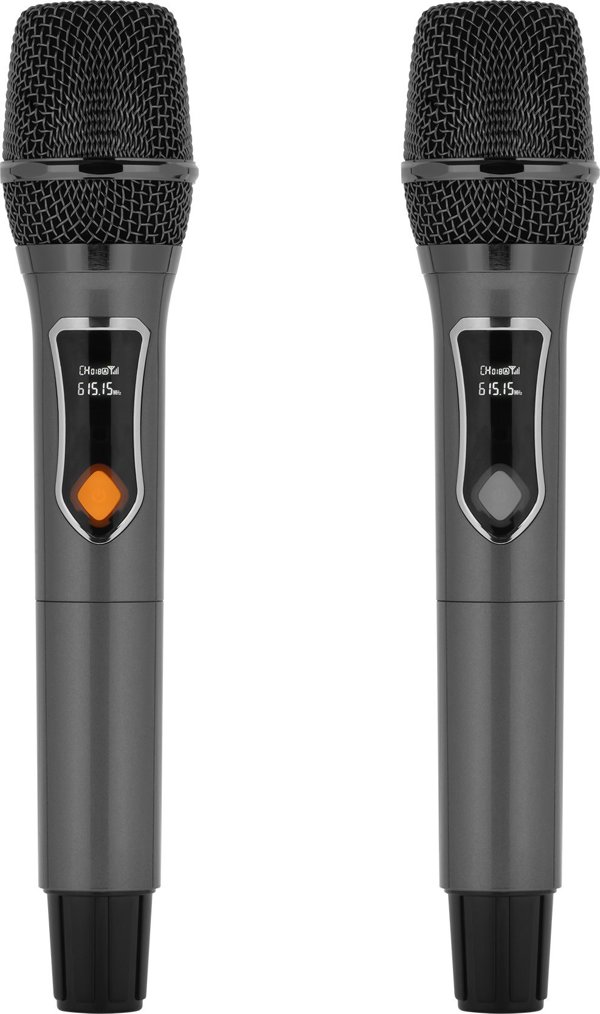 Kruger&Matz Ενεργή Στήλη Ηχείων 60W με Bluetooth, FM, USB, SD και 2 Ασύρματα Μικρόφωνα UHF
