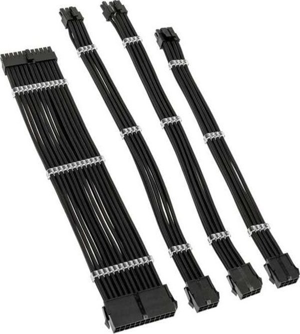 Kolink Kolink Core Standard Braided Cable Extension Kit - Jet Black