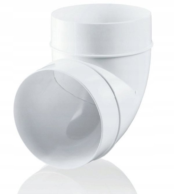 Kolano kanalu okraglego 90 stopni fi 125mm KO125-90