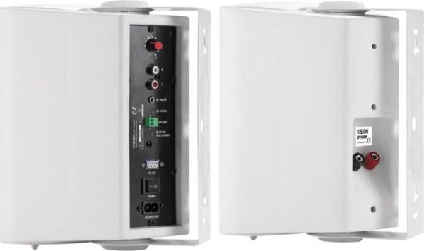 Vision SP-1900P Αυτοενισχυόμενα Ηχεία 30W, Στερεοφωνικός Ενισχυτής 2x15W RMS, 4 ιντσών, Μαύρο
