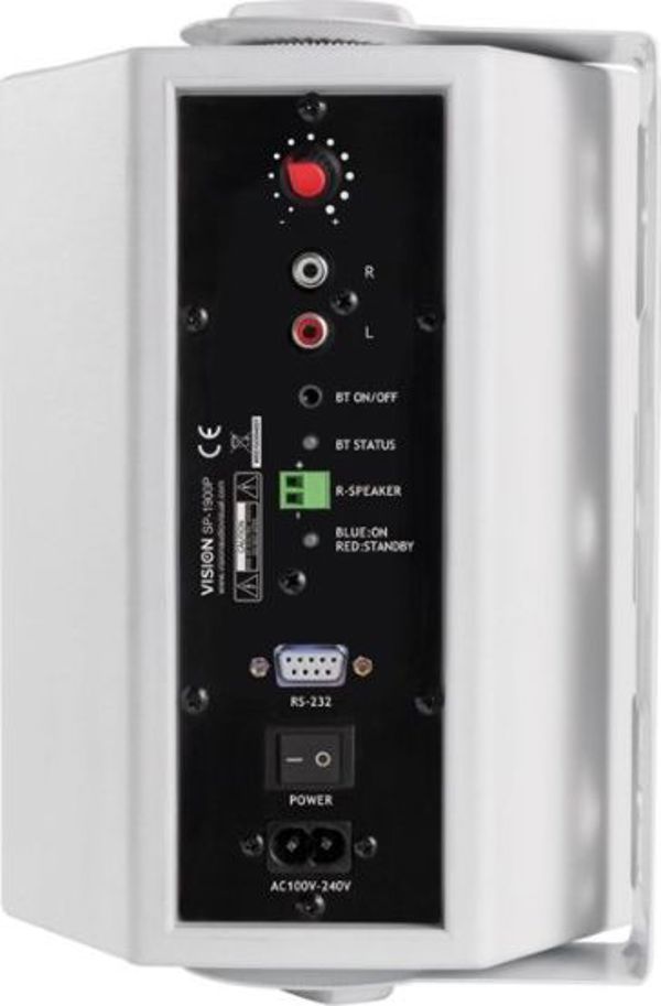 Vision SP-1900P Αυτοενισχυόμενα Ηχεία 30W, Στερεοφωνικός Ενισχυτής 2x15W RMS, 4 ιντσών, Μαύρο