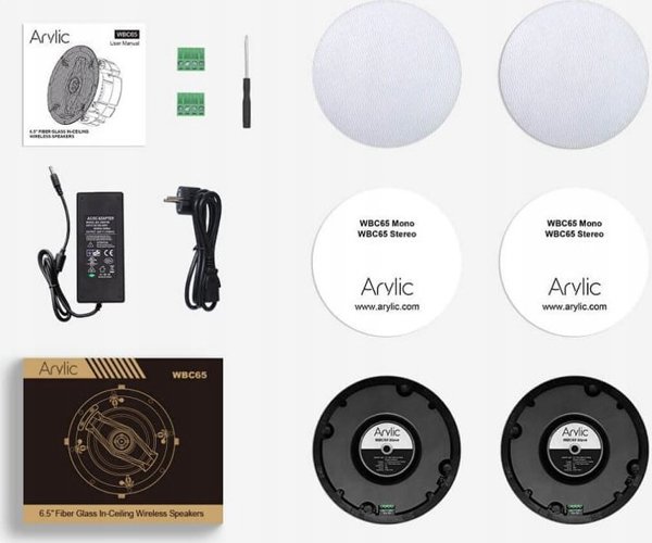 Kolumna Arylic WBC65 Bezprzewodowe Glosniki Multiroom z wbudowanym wzmacniaczem i streamerem