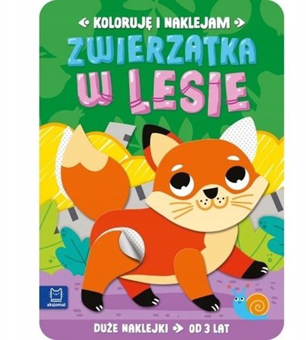 Ζωγραφίζω και Κολλάω: Ζώα στο Δάσος 3 Ετών
