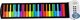 Kolorowy Keyboard E-Edu 169755