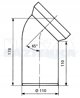 Kolanko 45st. Biale