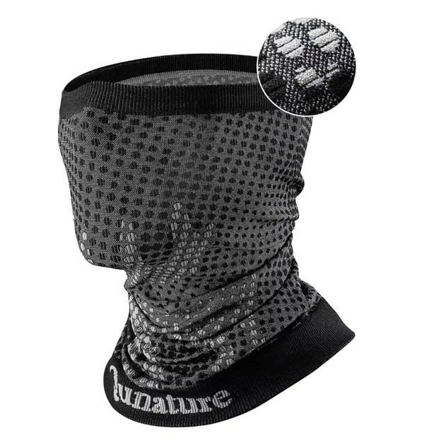 Komin narciarski Qunature 11230014002 bandana sportowa rozmiar uniwersalny - czarna